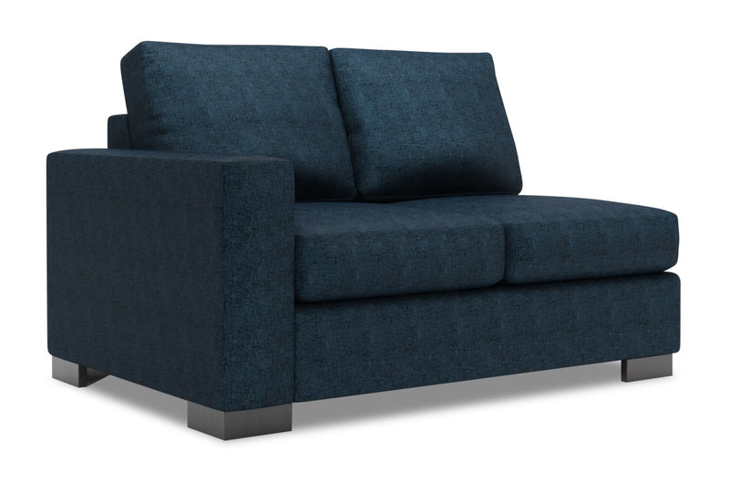 Sofa Lab Track LAF Loveseat - Luxury Indigo