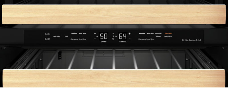 KitchenAid 24\" 5 Cu. Ft. Undercounter Wine Refrigerator - Panel Ready - KUWL214KPA