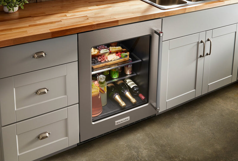 KitchenAid 24\" 5.2 Cu. Ft. Undercounter Refrigerator Refrigerator - Stainless Steel - KURL314KSS