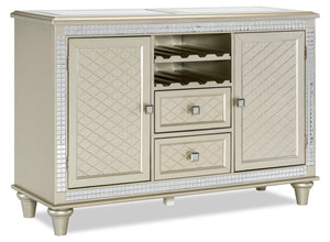 Tyra Dining Server with Storage & Built-In Wine Rack, 54