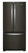 Whirlpool 33\" 22 Cu. Ft. Bottom-Mount Refrigerator - Black Stainless - WRFF5333PV