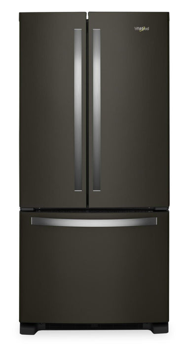 Whirlpool 33\" 22 Cu. Ft. Bottom-Mount Refrigerator - Black Stainless - WRFF5333PV