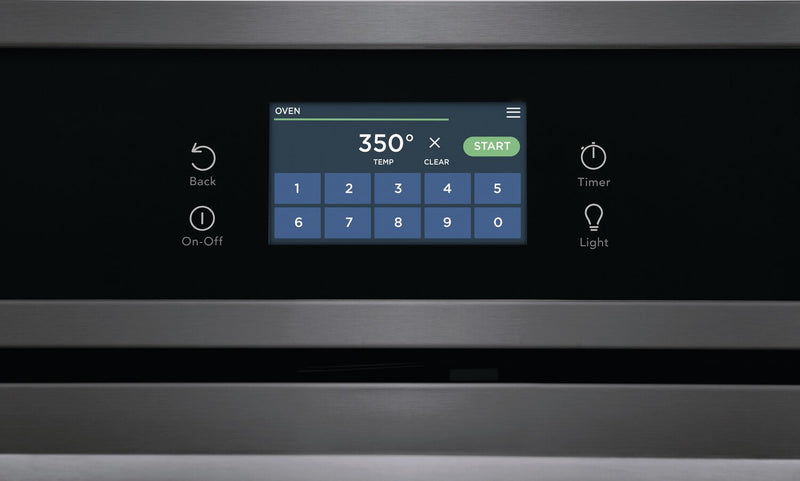 Frigidaire 30\" 5.3 Cu. Ft. Electric Single Wall Oven with Fan Convection - Black Stainless Steel - FCWS3027AD