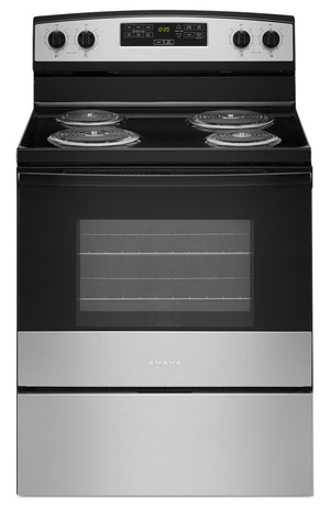 Amana 4.8 Cu. Ft. Electric Range with Bake Assist Temps - YACR4303MMS