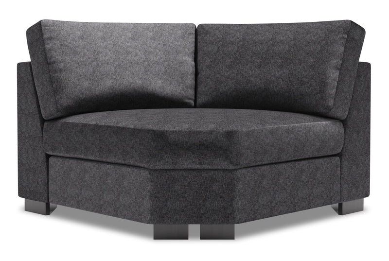 Sofa Lab Track Curved Wedge - Luxury Charcoal 