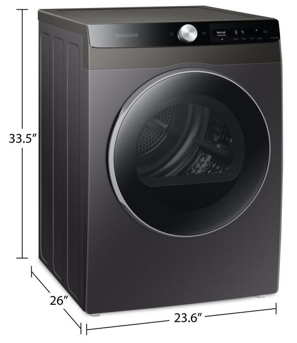 Samsung 24\" 4 Cu. Ft. Electric Dryer - Grey - Stackable - DV25B6900EX/AC