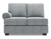 Sofa Lab Roll LAF Loveseat - Luna Pewter