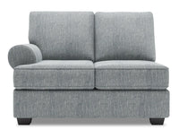 Sofa Lab Roll LAF Loveseat - Luna Pewter 