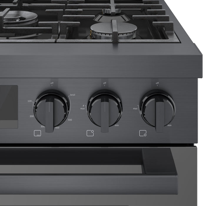 Bosch 800 Series 3.7 Cu. Ft. Industrial-Style Freestanding Gas Range - HGS8045UC