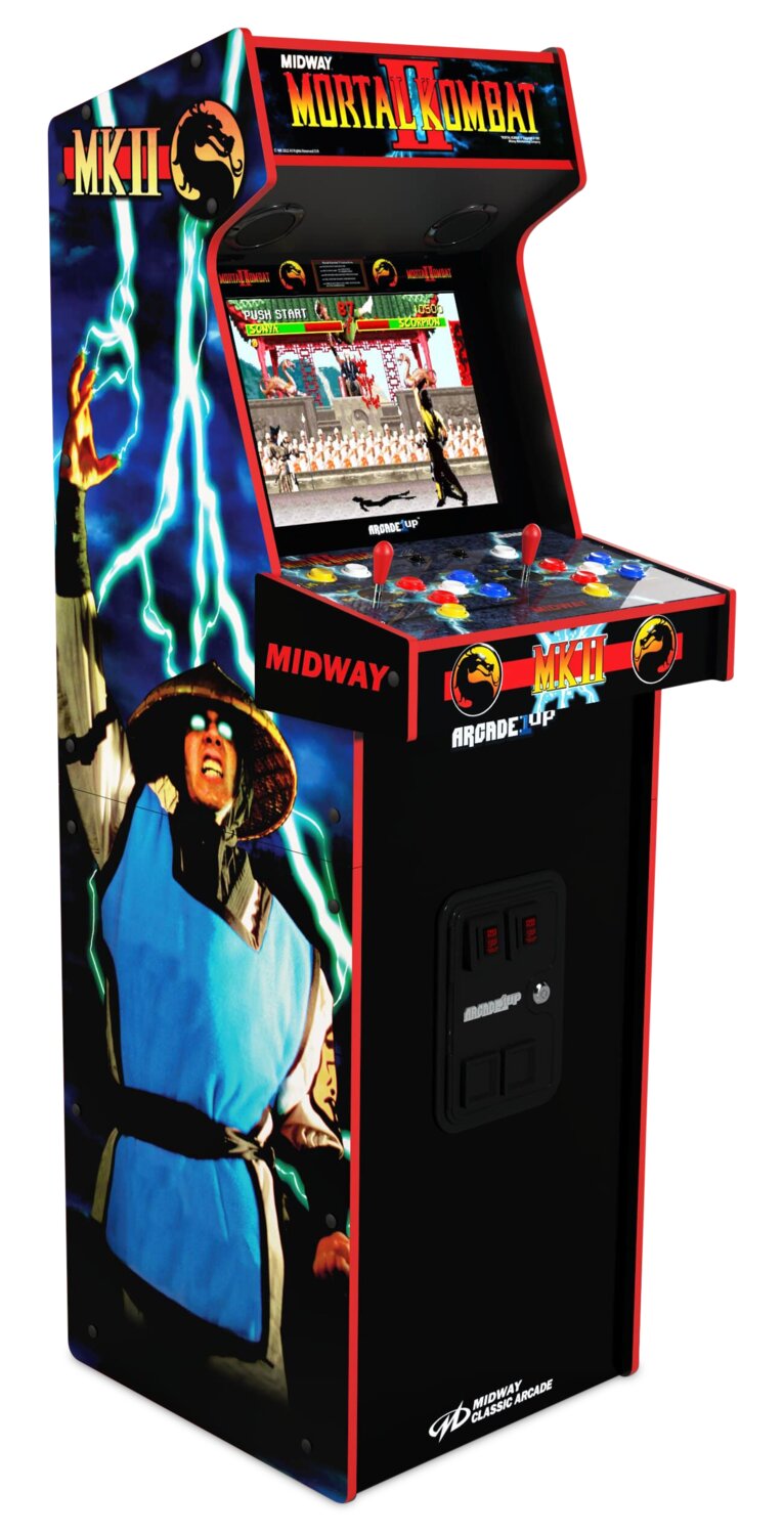 Arcade1Up Mortal Kombat II™ 14-in-1 Deluxe Arcade Cabinet | Borne d'arcade Mortal Kombat IIMC Deluxe 14 en 1 de Arcade1Up