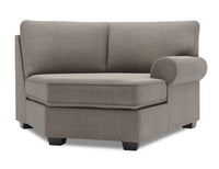 Sofa Lab Roll RAF Cuddler - Luna Smoke 