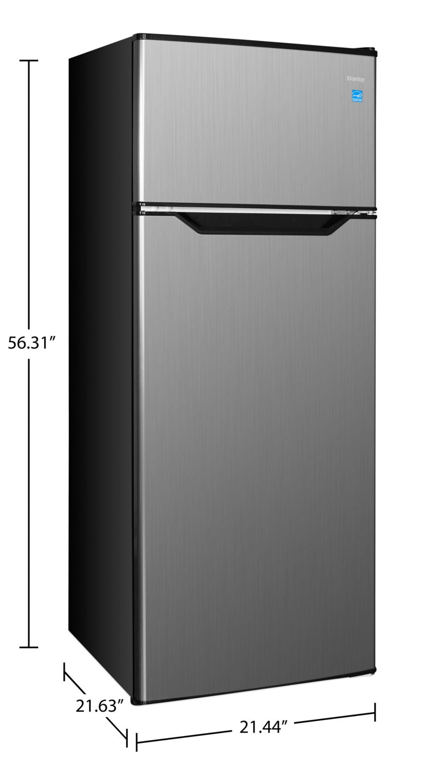 Danby Top-Mount Refrigerator Stainless Steel