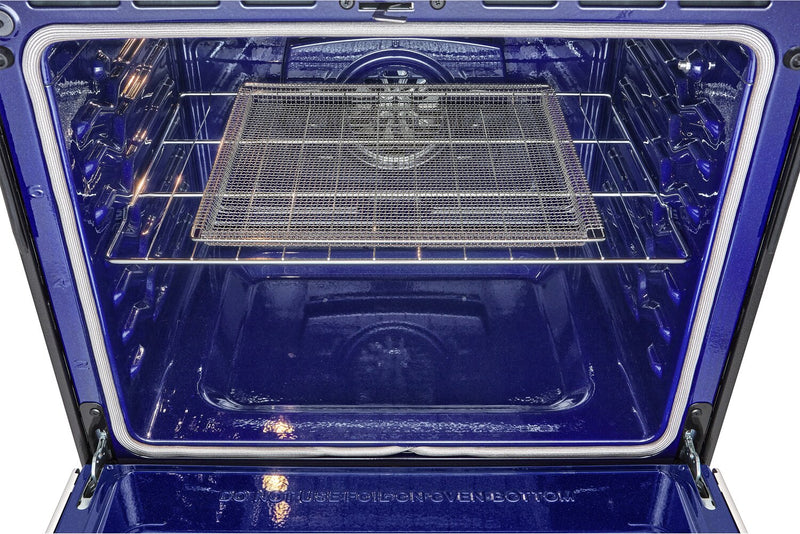 LG Studio 6.3 Cu. Ft. Smart Electric Range with Air Fry and ProBake Convection® - Smudge Proof Stainless Steel - LSES6338F