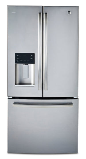 GE Profile 17.5 Cu. Ft. Counter-Depth French-Door Refrigerator - PYE18HYRKFS