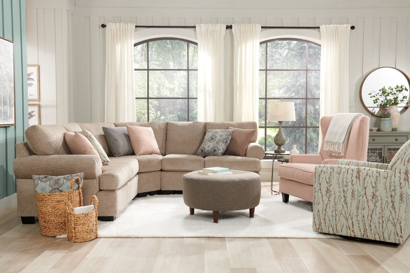 Sofa Lab Roll LAF Chaise - Luxury Taupe