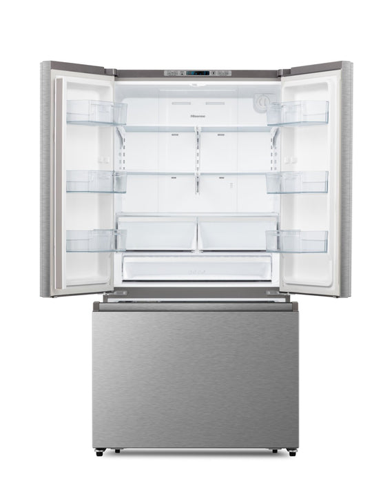 Hisense 36\" 26.6 Cu. Ft. French-Door Refrigerator - Stainless Steel - RF266C3FSE