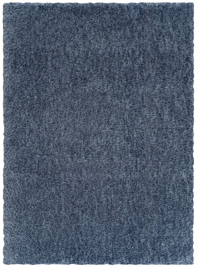 Lawson Blue Shag Area Rug - 7'9" x 9'5" 