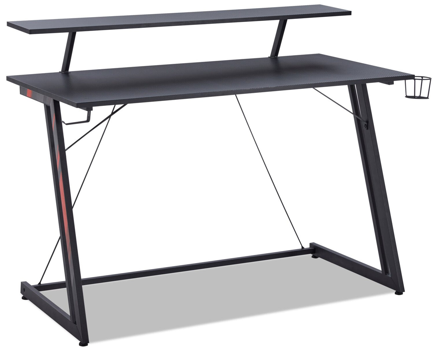 Scranton & Co Metal Gaming Desk in Black, 1 - Harris Teeter