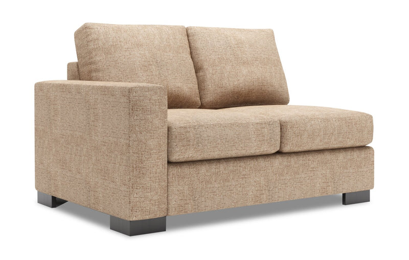 Sofa Lab Track LAF Loveseat - Luxury Taupe