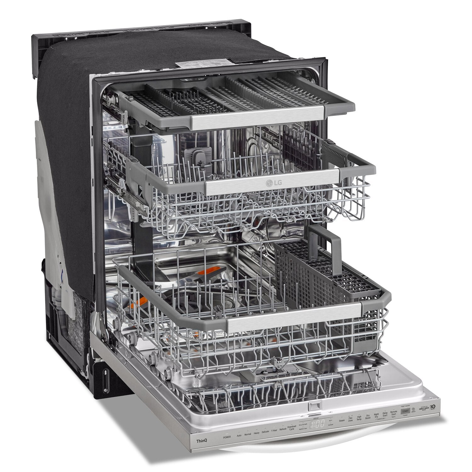 LG 24 42 DBA Built In Top Control Smart Dishwasher With QuadWash P Lg 24 42 dba built in top control smart dishwasher with quadwash p