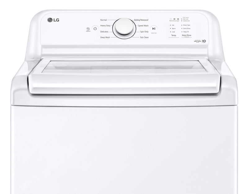 LG 4.8 Cu. Ft. Top-Load Washer with 4-Way Agitator - WT6105CW | The Brick
