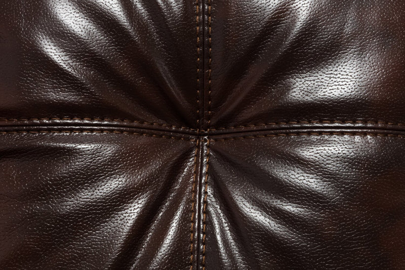Made in Canada Addison 2-Piece Left-Facing Faux Leather Sectional with Removable Seat Cushions - Brown