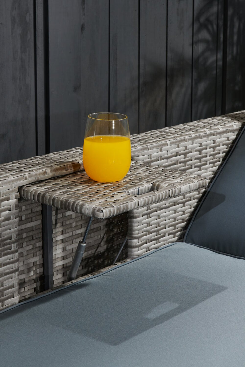 Athens 3Piece Patio Lounger Set Grey The Brick