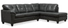 Addison 2-Piece Leath-Aire Right-Facing Sectional - Grey