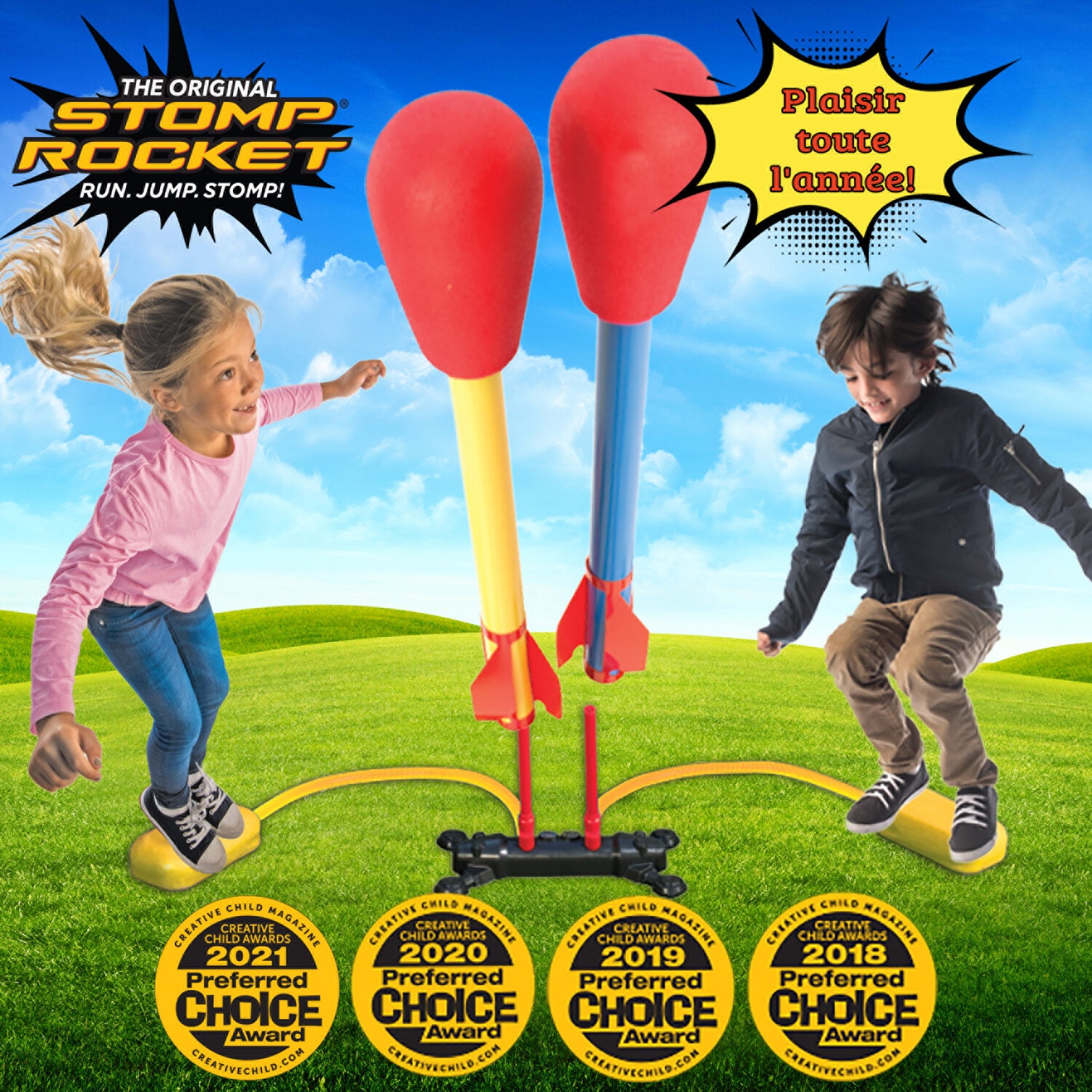 Original Stomp Rocket® Dueling Rockets™ - The Brick