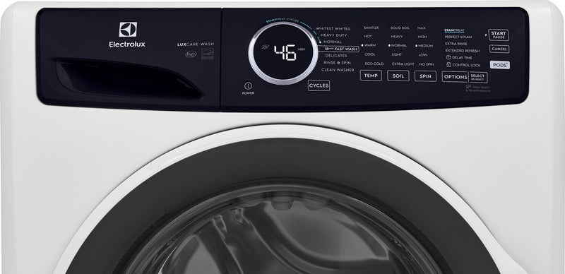 Electrolux 5.2 Cu. Ft. Front-Load Washer and 8 Cu. Ft. Electric Dryer - White