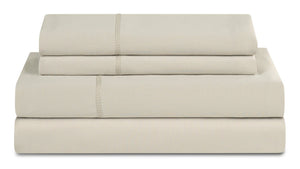 BEDGEAR Dri-Tec® 4-Piece Queen Sheet Set - Pearl Grey|Ensemble de draps Dri-TecMD BEDGEARMD 4 pièces pour grand lit - gris perle|GPRLBGQS