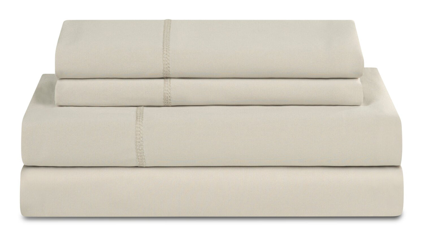 BEDGEAR DriTec® 4Piece Queen Sheet Set Pearl Grey The Brick