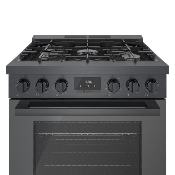 Bosch 800 Series 3.9 Cu. Ft. Dual Fuel Freestanding Range - HDS8045C