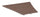 Nome Adirondack Table Connector - High Density Plastic, UV & Weather Resistant - Brown