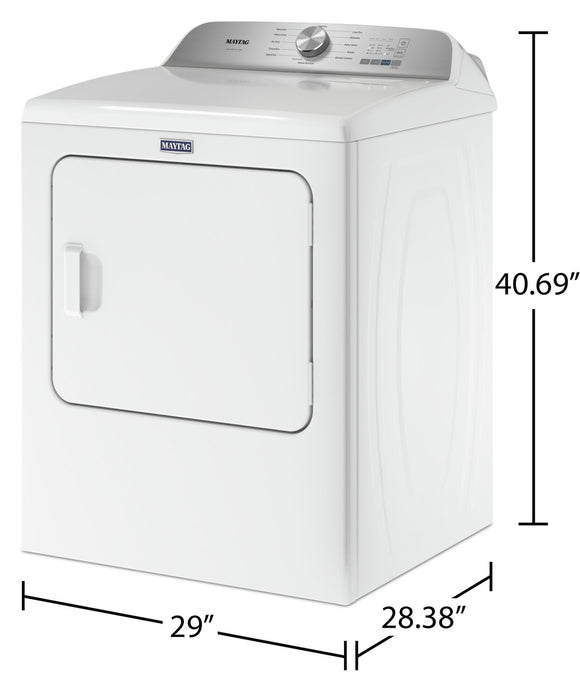 Maytag 7 Cu. Ft. Pet Pro Gas Dryer - White - MGD6500MW
