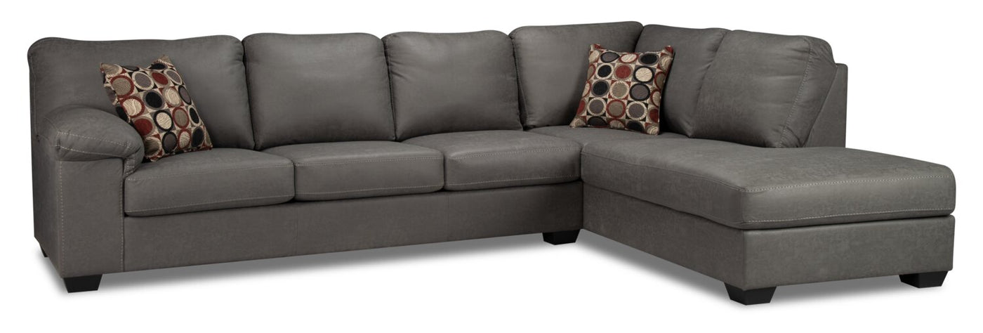 Morty on sale grey sectional