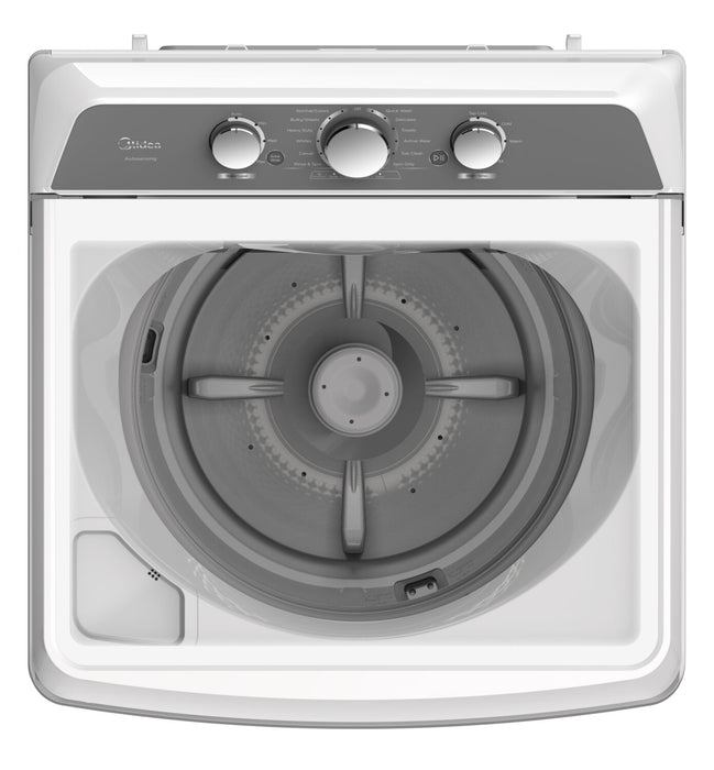 Midea 4.3 Cu. Ft. Top-Load Washer and 6.7 Cu. Ft. Electric Dryer - White 