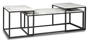 Donnesta 3-Piece Coffee and Two End Tables Package