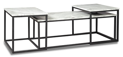 Donn 3-Piece Coffee and Two End Tables Package 