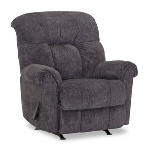 8527 Chenille Rocker Recliner - Fighter Charcoal