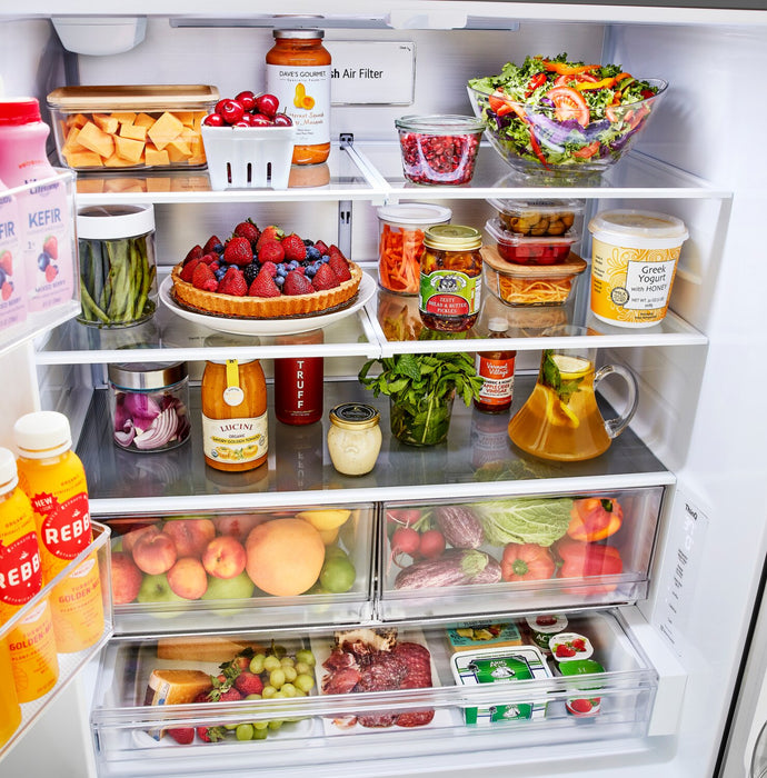 LG 36\" 27 Cu. Ft. French-Door Counter-Depth MAX™ Refrigerator - Smudge Proof Stainless Steel - LRFLC2706S