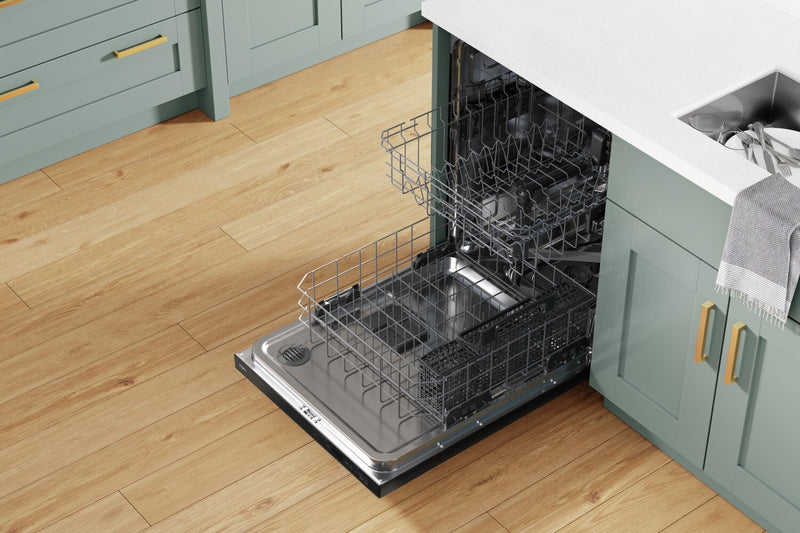 Whirlpool 24\" 50 dBA Built-In Top-Control Dishwasher - Black - WDT740SALB