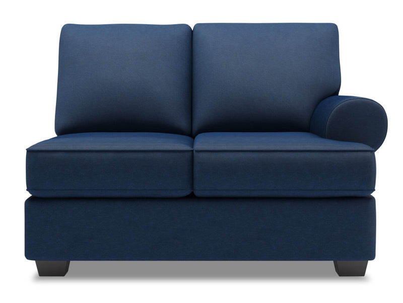 Sofa Lab Roll RAF Loveseat - Pax Navy