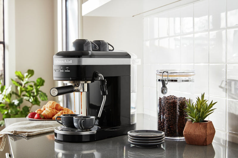 KitchenAid Metal Semi-Automatic Espresso Machine - KES6503OB