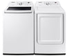 Samsung 5 Cu. Ft. Top-Load Washer and 7.2 Cu. Ft. Electric Dryer - White