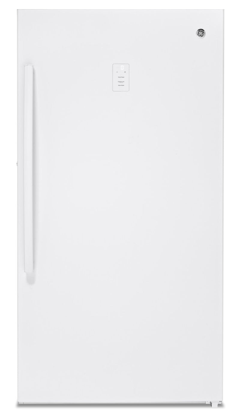 GE 17.3 Cu. Ft. Upright Freezer FUF17SMRWW The Brick