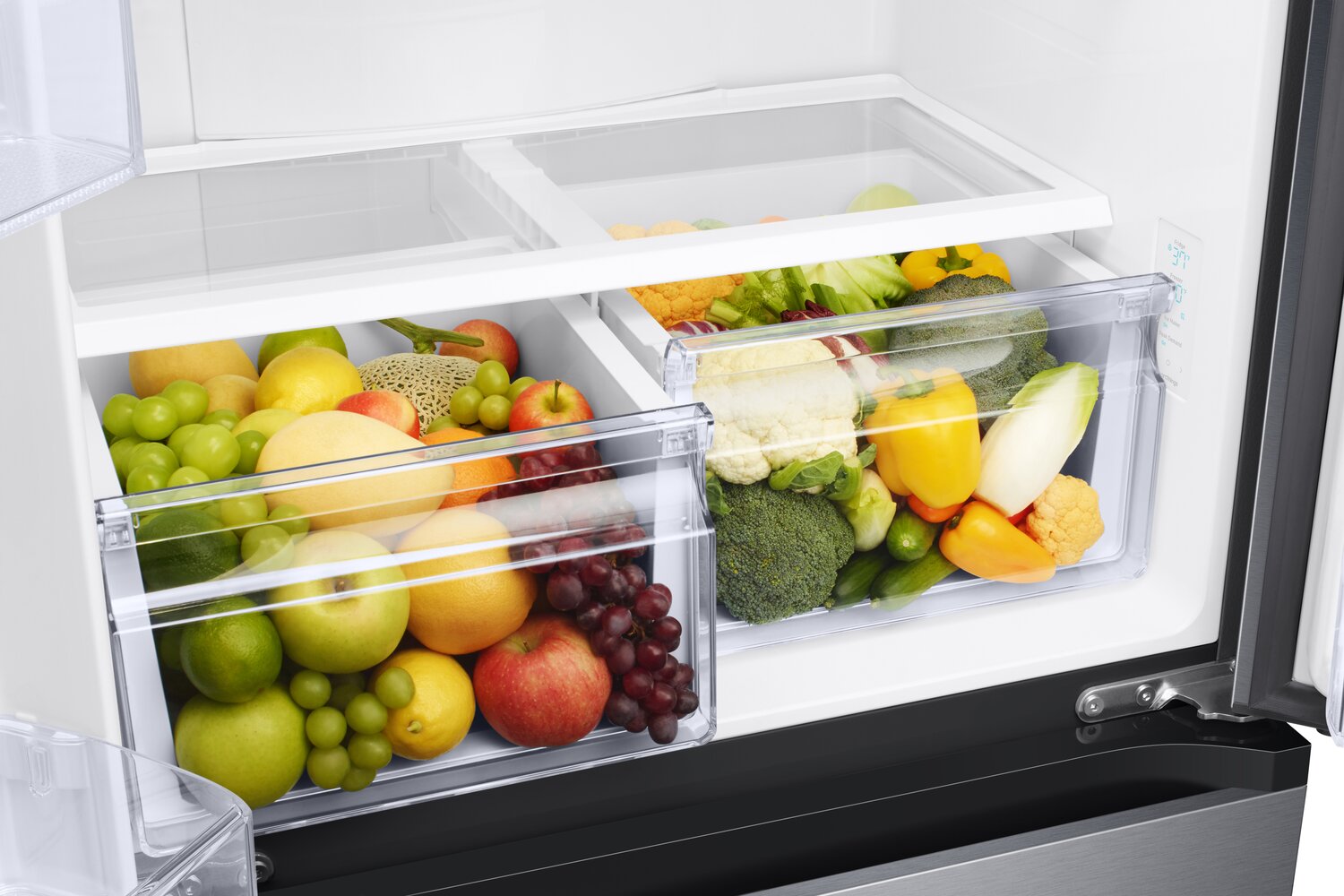 Samsung 33 17.5 Cu. Ft. Counter Depth French Door Refrigerator B. The Brick