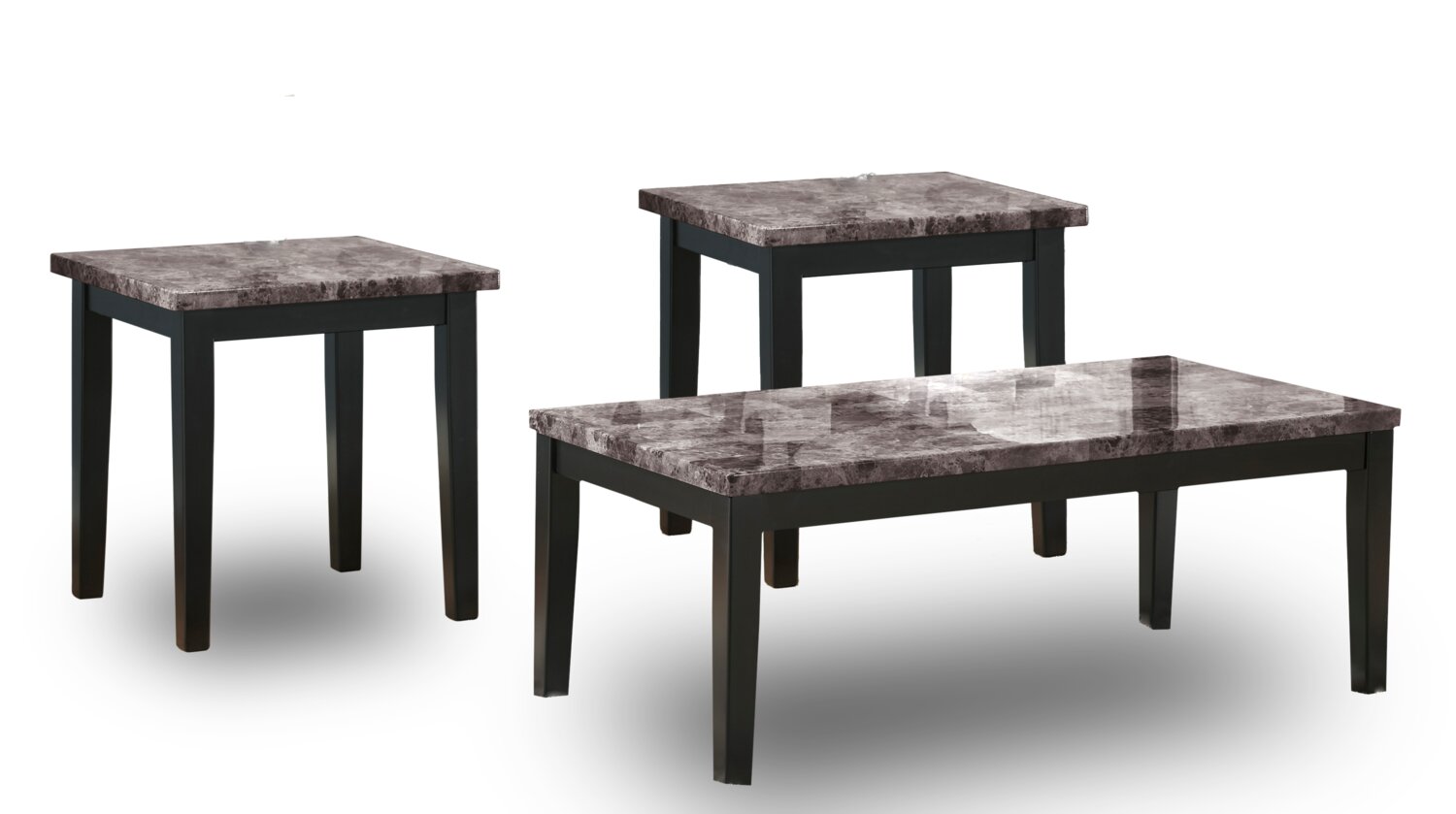 Maysville 3 Pack Tables - Black