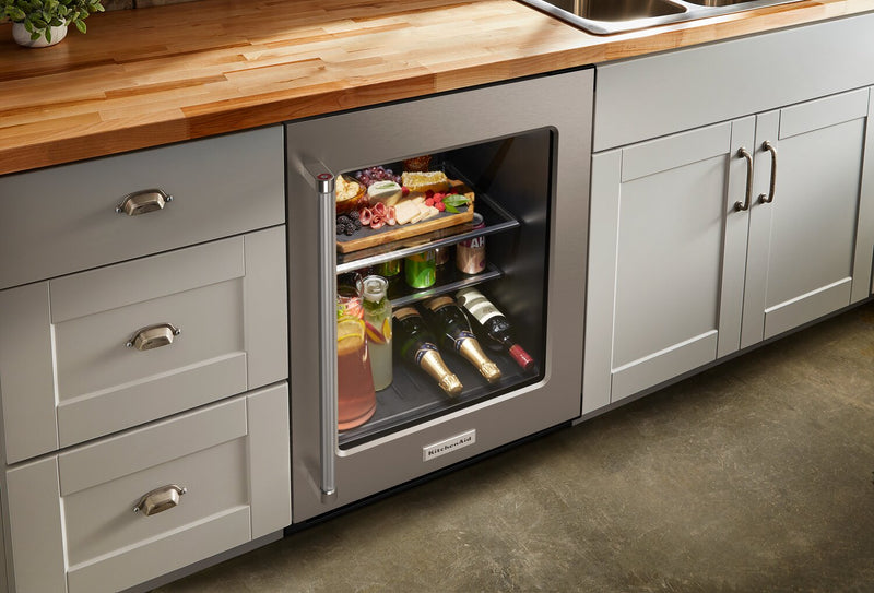 KitchenAid 24\" 5.2 Cu. Ft. Undercounter Refrigerator Refrigerator - Stainless Steel - KURR314KSS