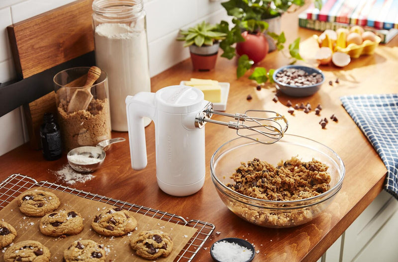 KitchenAid 7Speed Cordless Hand Mixer KHMB732WH The Brick